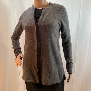 Gray Women's Cardigan Sweater